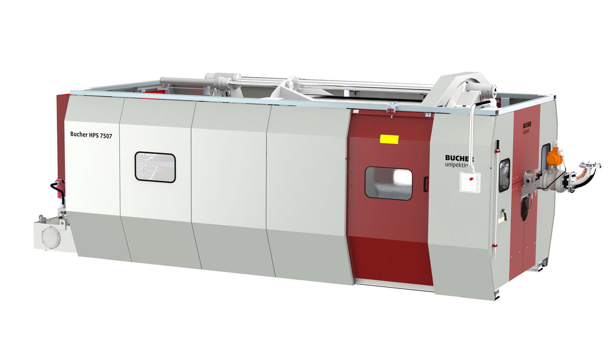 Bucher HPS  7507 presses for sludge dewatering - Bucher Unipektin AG
